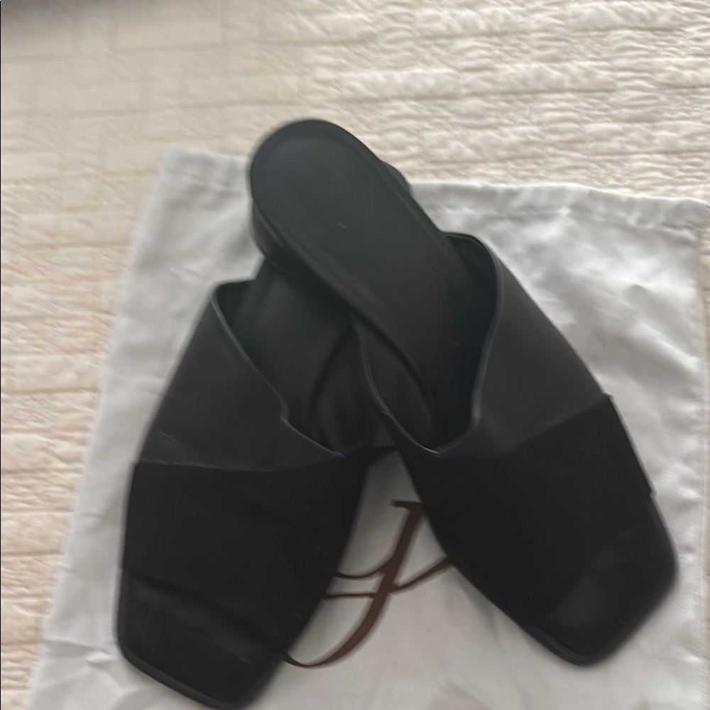 Elegant Black Women's Slide Sandals